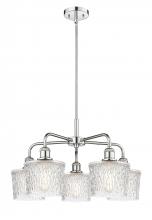  516-5CR-PC-G402 - Niagara - 5 Light - 25 inch - Polished Chrome - Chandelier