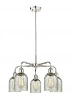  516-5CR-PN-G259 - Caledonia - 5 Light - 23 inch - Polished Nickel - Chandelier