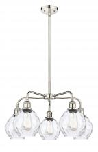  516-5CR-PN-G362 - Waverly - 5 Light - 24 inch - Polished Nickel - Chandelier