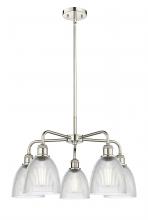  516-5CR-PN-G382 - Castile - 5 Light - 24 inch - Polished Nickel - Chandelier