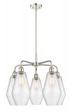  516-5CR-PN-G654-7 - Cindyrella - 5 Light - 25 inch - Polished Nickel - Chandelier