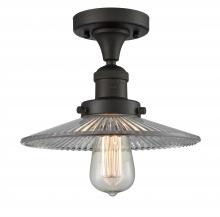  517-1CH-OB-G2 - Halophane - 1 Light - 9 inch - Oil Rubbed Bronze - Semi-Flush Mount