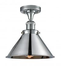  517-1CH-PC-M10-PC - Briarcliff - 1 Light - 10 inch - Polished Chrome - Semi-Flush Mount