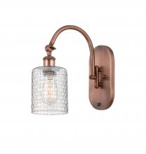  518-1W-AC-G112C-5CL - Cobbleskill - 1 Light - 5 inch - Antique Copper - Sconce