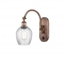  518-1W-AC-G292 - Salina - 1 Light - 6 inch - Antique Copper - Sconce