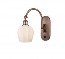  518-1W-AC-G461-6 - Norfolk - 1 Light - 6 inch - Antique Copper - Sconce