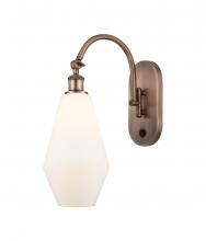  518-1W-AC-G651-7-LED - Cindyrella - 1 Light - 7 inch - Antique Copper - Sconce