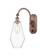  518-1W-AC-G652-7 - Cindyrella - 1 Light - 7 inch - Antique Copper - Sconce