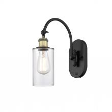  518-1W-BAB-G802 - Clymer - 1 Light - 4 inch - Black Antique Brass - Sconce