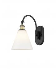  518-1W-BAB-GBC-81 - Berkshire - 1 Light - 8 inch - Black Antique Brass - Sconce