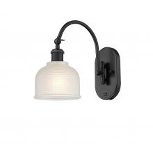  518-1W-BK-G411 - Dayton - 1 Light - 6 inch - Matte Black - Sconce