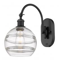  518-1W-BK-G556-8CL - Rochester - 1 Light - 8 inch - Matte Black - Sconce