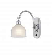  518-1W-PC-G411 - Dayton - 1 Light - 6 inch - Polished Chrome - Sconce