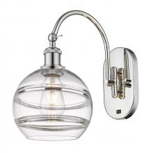  518-1W-PN-G556-8CL - Rochester - 1 Light - 8 inch - Polished Nickel - Sconce