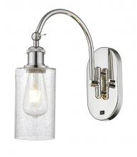  518-1W-PN-G804 - Clymer - 1 Light - 4 inch - Polished Nickel - Sconce