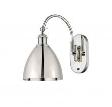  518-1W-PN-MBD-75-PN - Bristol - 1 Light - 8 inch - Polished Nickel - Sconce