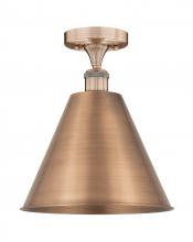  616-1F-AC-MBC-12-AC - Berkshire - 1 Light - 12 inch - Antique Copper - Semi-Flush Mount