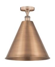  616-1F-AC-MBC-16-AC - Berkshire - 1 Light - 16 inch - Antique Copper - Semi-Flush Mount