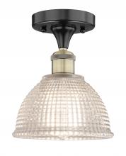  616-1F-BAB-G422 - Arietta - 1 Light - 8 inch - Black Antique Brass - Flush Mount