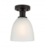  616-1F-OB-G381 - Castile - 1 Light - 6 inch - Oil Rubbed Bronze - Semi-Flush Mount