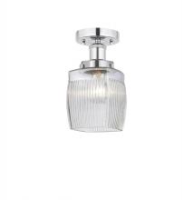  616-1F-PC-G302 - Colton - 1 Light - 6 inch - Polished Chrome - Semi-Flush Mount