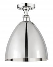  616-1F-PC-MBD-12-PC - Bristol - 1 Light - 12 inch - Polished Chrome - Semi-Flush Mount