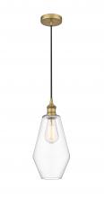  616-1P-BB-G652-7 - Cindyrella - 1 Light - 7 inch - Brushed Brass - Cord hung - Mini Pendant