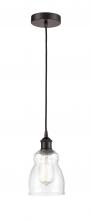  616-1P-OB-G394 - Ellery - 1 Light - 5 inch - Oil Rubbed Bronze - Cord hung - Mini Pendant