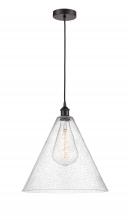  616-1P-OB-GBC-164 - Berkshire - 1 Light - 16 inch - Oil Rubbed Bronze - Cord hung - Pendant