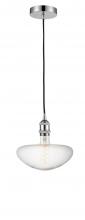  616-1P-PC-BB250LED - Edison - 1 Light - 9 inch - Polished Chrome - Cord hung - Mini Pendant