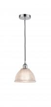  616-1P-PC-G422 - Arietta - 1 Light - 8 inch - Polished Chrome - Cord hung - Mini Pendant