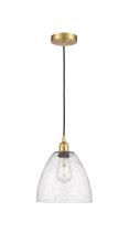  616-1P-SG-GBD-94 - Bristol - 1 Light - 9 inch - Satin Gold - Cord hung - Mini Pendant