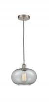  616-1P-SN-G247 - Gorham - 1 Light - 10 inch - Brushed Satin Nickel - Cord hung - Mini Pendant