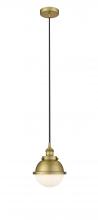  616-1PH-BB-HFS-61-BB - Hampden - 1 Light - 7 inch - Brushed Brass - Cord hung - Mini Pendant