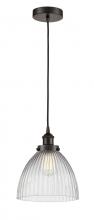  616-1PH-OB-G222 - Seneca Falls - 1 Light - 10 inch - Oil Rubbed Bronze - Cord hung - Mini Pendant