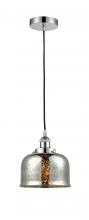  616-1PH-PC-G78 - Cone - 1 Light - 8 inch - Polished Chrome - Mini Pendant