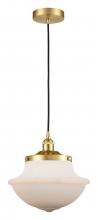  616-1PH-SG-G541 - Oxford - 1 Light - 12 inch - Satin Gold - Mini Pendant