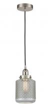  616-1PH-SN-G262 - Stanton - 1 Light - 6 inch - Brushed Satin Nickel - Cord hung - Mini Pendant