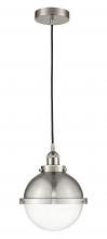  616-1PH-SN-HFS-82-SN - Hampden - 1 Light - 9 inch - Brushed Satin Nickel - Cord hung - Mini Pendant