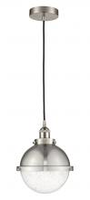  616-1PH-SN-HFS-84-SN - Hampden - 1 Light - 9 inch - Brushed Satin Nickel - Cord hung - Mini Pendant