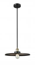  616-1S-BAB-MFR-BK-16 - Appalachian - 1 Light - 16 inch - Black Antique Brass - Cord hung - Mini Pendant