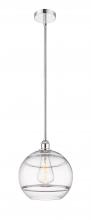  616-1S-PC-G556-12CL - Rochester - 1 Light - 12 inch - Polished Chrome - Cord hung - Mini Pendant