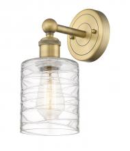  616-1W-BB-G1113 - Cobbleskill - 1 Light - 5 inch - Brushed Brass - Sconce