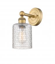  616-1W-BB-G112C-5CL - Cobbleskill - 1 Light - 5 inch - Brushed Brass - Sconce