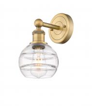  616-1W-BB-G556-6CL - Rochester - 1 Light - 6 inch - Brushed Brass - Sconce