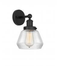  616-1W-BK-G172 - Fulton - 1 Light - 7 inch - Matte Black - Sconce