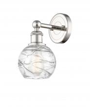  616-1W-PN-G1213-6 - Athens Deco Swirl - 1 Light - 6 inch - Polished Nickel - Sconce