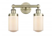  616-2W-AB-G311 - Dover - 2 Light - 14 inch - Antique Brass - Bath Vanity Light