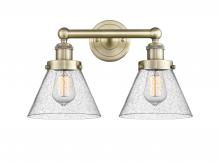  616-2W-AB-G44 - Cone - 2 Light - 17 inch - Antique Brass - Bath Vanity Light