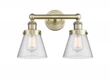  616-2W-AB-G64 - Cone - 2 Light - 15 inch - Antique Brass - Bath Vanity Light